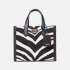 Kate Spade New York Manhattan Zebra Chenille and Leather Small Tote Bag