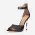 Guess Women's Monita Logo Leather Heeled Sandals