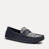 Coach Men's C Coin Leather and Monogram-Jacquard Driving Shoes