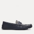Coach Men's C Coin Leather and Monogram-Jacquard Driving Shoes