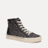 Coach Men's Skate Signature Jacquard Hi-Top Trainers