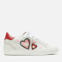 Kate Spade New York Ace Hearts Embellished Leather Trainers