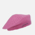 Ganni Embroidered Ribbed Mohair-Blend Beret
