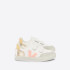 Veja Kids' V-12 Leather and Vegan Suede Trainers