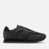 BOSS Men's Parkour Faux Leather and Mesh Running Trainers