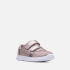 Clarks Toddlers' Athletic Sonar Leather Trainers - Pink Sparkle