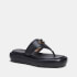 Coach Women's Sylvie Leather Platform Sandals