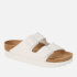 Birkenstock Women's Papillio Arizona Slim Fit Vegan Platform Double Strap Sandals - White