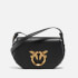 Pinko Love Click Exagon Mini Vitello Leather Crossbody Bag