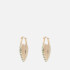 anna + nina Padlock Of Love Gold-Plated Hoop Earrings
