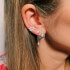 anna + nina Single Antique Soul Silver Stud Earring
