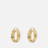anna + nina Garden Tiger Gold-Plated Hoop Earrings