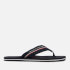 Tommy Hilfiger Men's Corporate Hilfiger Webbing Flip Flops