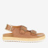 Barbour Helena Double Strap Leather Sandals