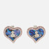 Vivienne Westwood Women's Petra Earrings - Platinum/Amethyst Crystal/Purple Paua Mop