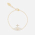 Vivienne Westwood Olympia Gold-Tone Crystal Bracelet