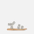 EMU Australia Kids' Steph Zebra-Print Faux Leather Sandals