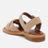 See by Chloé Women's Lyna Leather Flat Sandals - Beige