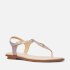 MICHAEL Michael Kors Mallory Toe Post Leather Sandals
