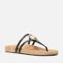 MICHAEL Michael Kors Hampton Leather Flat Sandals