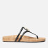 MICHAEL Michael Kors Hampton Leather Flat Sandals