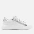 Valentino Women's Stan Sunner Side Zip Leather Cupsole Trainers