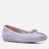 Clarks Freckle Ice Suede Ballet Flats