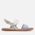 Clarks Women's Karsea Leather and Suede Sandals