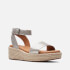 Clarks Women's Kimmei Ivy Leather Flatform Sandals