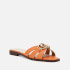 Guess Women's Symo Leather Mules - Orange