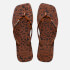 Havaianas Slim Square Velvet Rubber Flip Flops