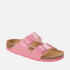 Birkenstock Women's Arizona Slim Fit Patent Double Strap Sandals - Candy Pink