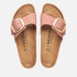 Birkenstock Women's Nubuck Leather Single Strap Sandals