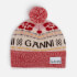 Ganni Logo-Intarsia Wool-Blend Beanie