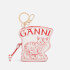 Ganni Kitten Printed Leather Coin Purse