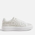 Ted Baker Women's Cwisp Leather Laser Cut Flatform Trainers - White