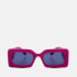 Jeepers Peepers Women's Rectangle Frame Sunglasses - Fuchsia