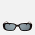 Jeepers Peepers Women's Small Rectangle Frame Sunglasses - Black