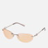 Le Specs Women's Slinky Oval Sunglasses - Rose Gold