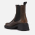 Vagabond Women's Dorah Leather Heeled Chelsea Boots - Mud