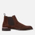 Tommy Hilfiger Men's Suede Chelsea Boots - Cocoa