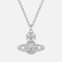 Vivienne Westwood Carmela Bas Relief Silver-Tone Necklace