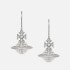 Vivienne Westwood Luzia Silver-Tone Drop Earrings