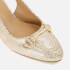 Dune Cassie Snaffle Trim Leather Sling Backs