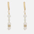 Anni Lu Upcycled Faux Pearl Gold-Tone Hoop Earrings