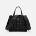 Guess Silvana Tweed Mini Tote Bag