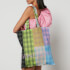 Stine Goya Rita Checked Canvas Tote Bag