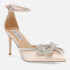 Steve Madden Women's Lumiere Satin Court Shoes - Champagne