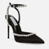 Steve Madden Women's Vamper Satin Court Shoes - Black