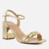 Dune Women's Manual Block Heeled Sandals - Gold